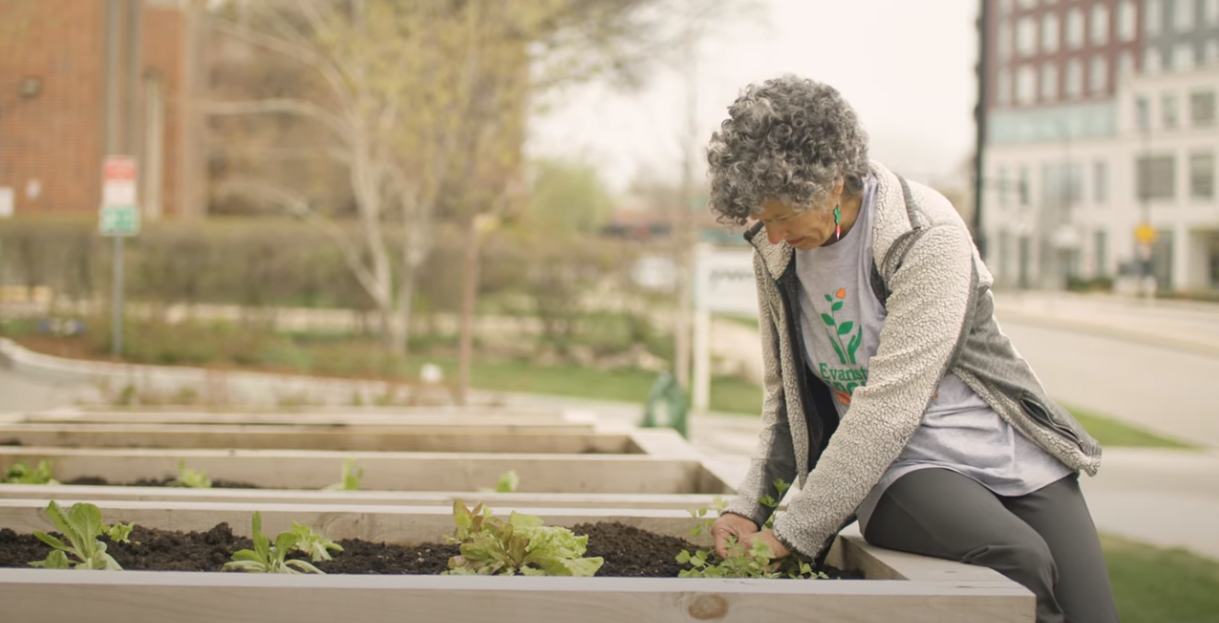 Woman gardening 